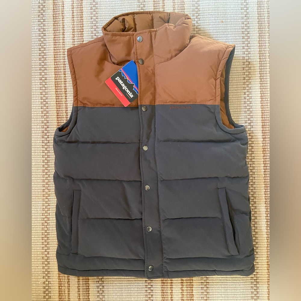 Patagonia vintage men’s goose down Bivy vest NWT, Medium
